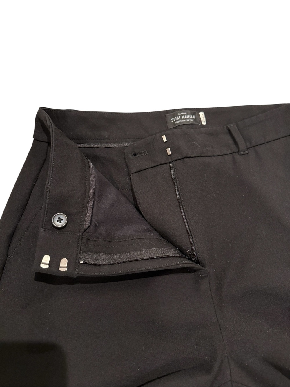 White House Black Market Black Slim Tailored Women's Trousers - Picture 6 of 10